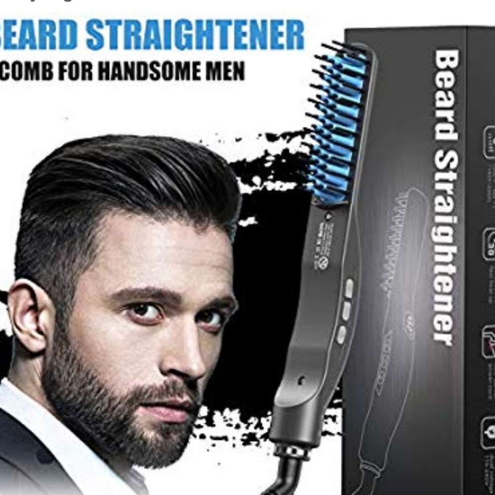 Beard straightener